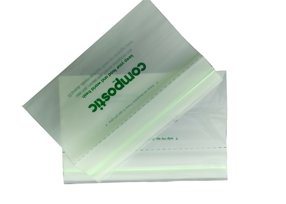 Compostable Ziploc Biodegradable Reseal Bags EN13432 Certified