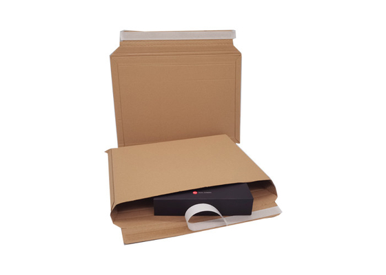 350x250mm 350gsm Eco Friendly Rigid Mailers Corrugated Cardboard Mailers