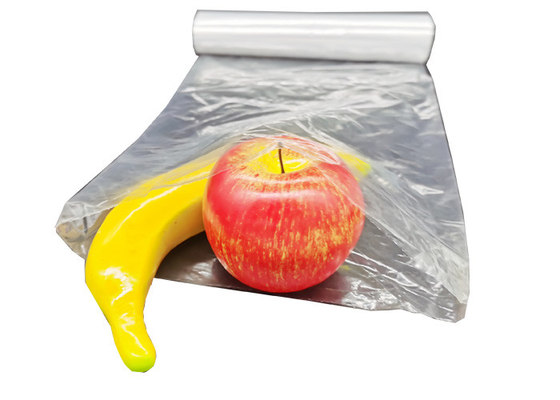 Clear Poly HDPE Chilled Food Packaging Self Sealing Biodegradable Freezer Bags