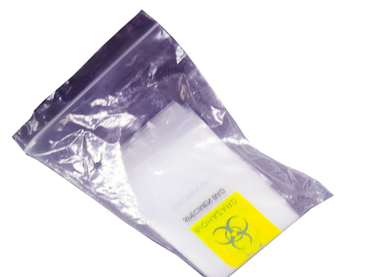 Air Tight Poly 70x165mm Press Seal Bag For Nucleic Acid Testing And Collection