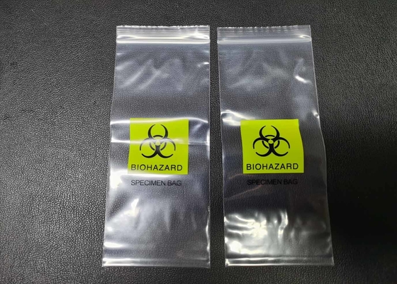 Air Tight Poly 70x165mm Press Seal Bag For Nucleic Acid Testing And Collection